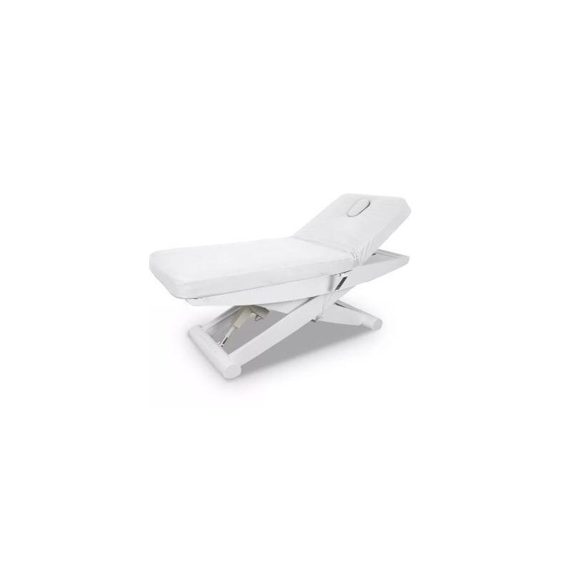 Białe łóżko kosmetyczne LUNA X PLUS Pure z podgrzewaniem -Łóżka kosmetyczne- 